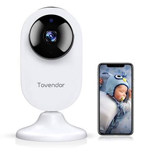 Tovendor Mini Smart Home Camera, 1080P 2.4G WiFi Security Camera Wide Angle Nanny Baby Pet Monitor with Two Way Audio, Cloud Storage, Night Vision, Motion Detection Tovendor Mini Smart Home Camera, 1080P 2.4G WiFi Security Camera Wide Angle Nanny Baby Pet Monitor with Two Way Audio, Cloud Storage, Night Vision, Motion Detection