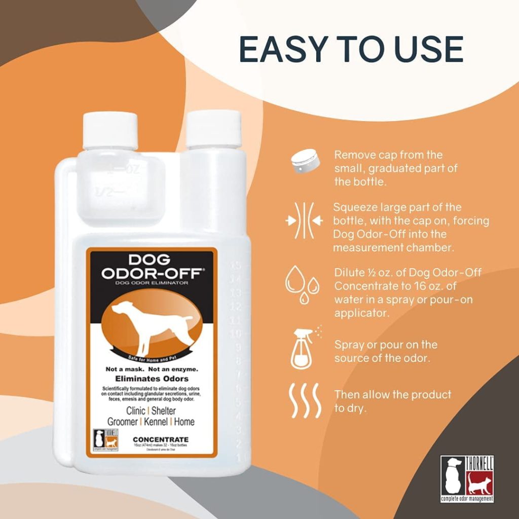 Thornell Dog Odor-Off Concentrate, Pet Smell Odor Eliminator for Dog Urine Thornell Dog Odor-Off Concentrate, Pet Smell Odor Eliminator for Dog Urine
