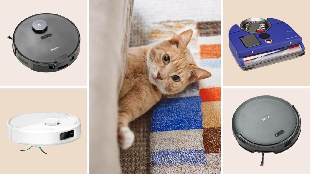 A modern robot vacuum cleaner sits on a clean floor in a bright home.
